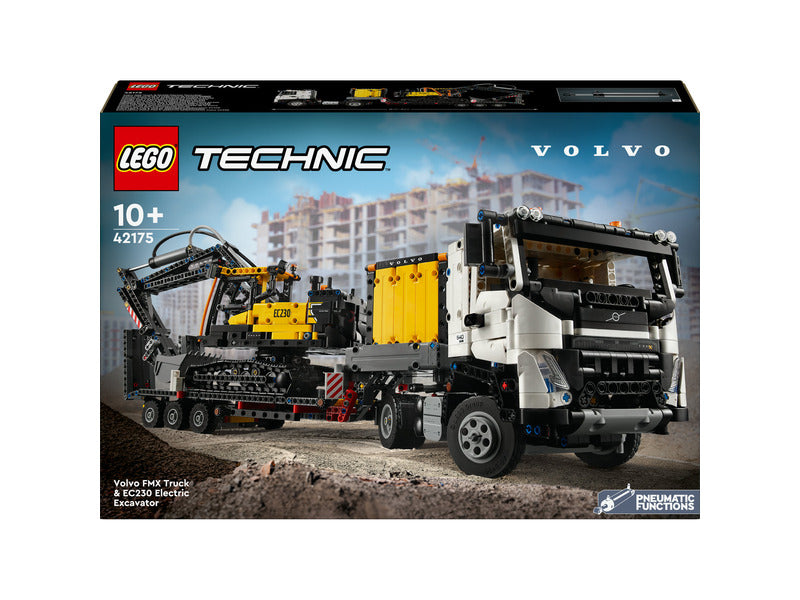 LEGO Technic Volvo Fmx teherautó és Ec230 elektromos markoló