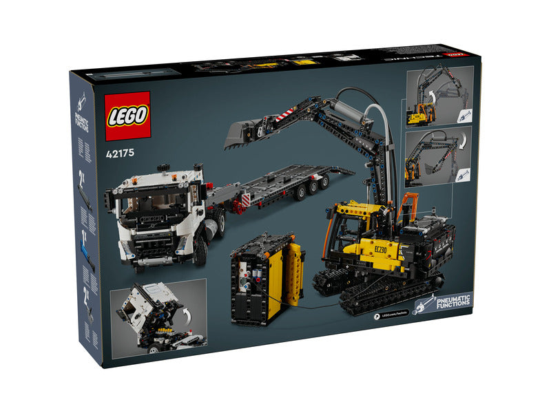 LEGO Technic Volvo Fmx teherautó és Ec230 elektromos markoló