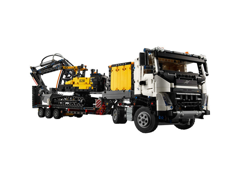 LEGO Technic Volvo Fmx teherautó és Ec230 elektromos markoló