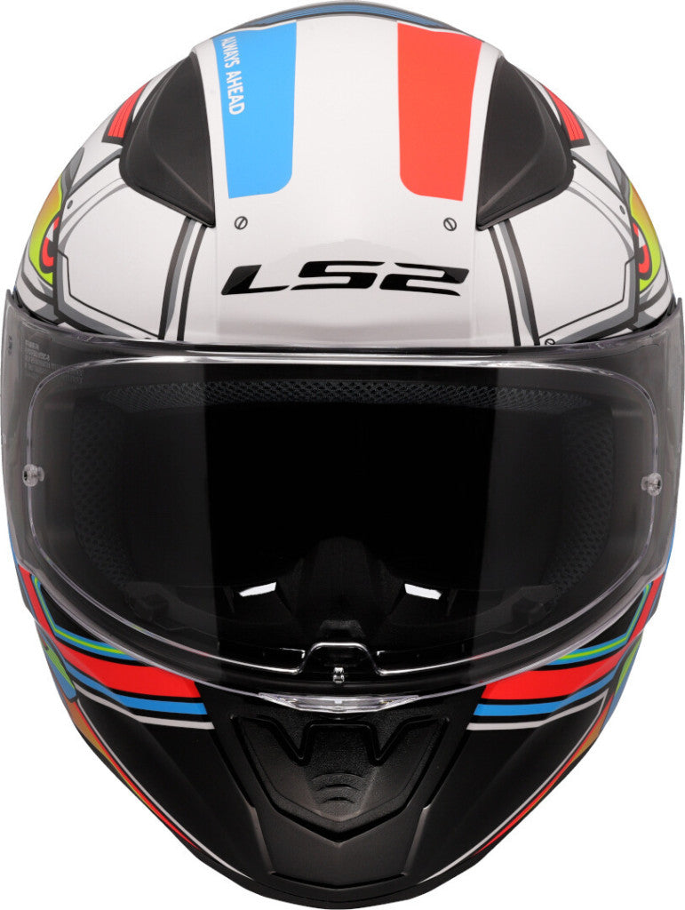 LS2 FF353 RAPID II XDRON WHITE NEON ORANGE