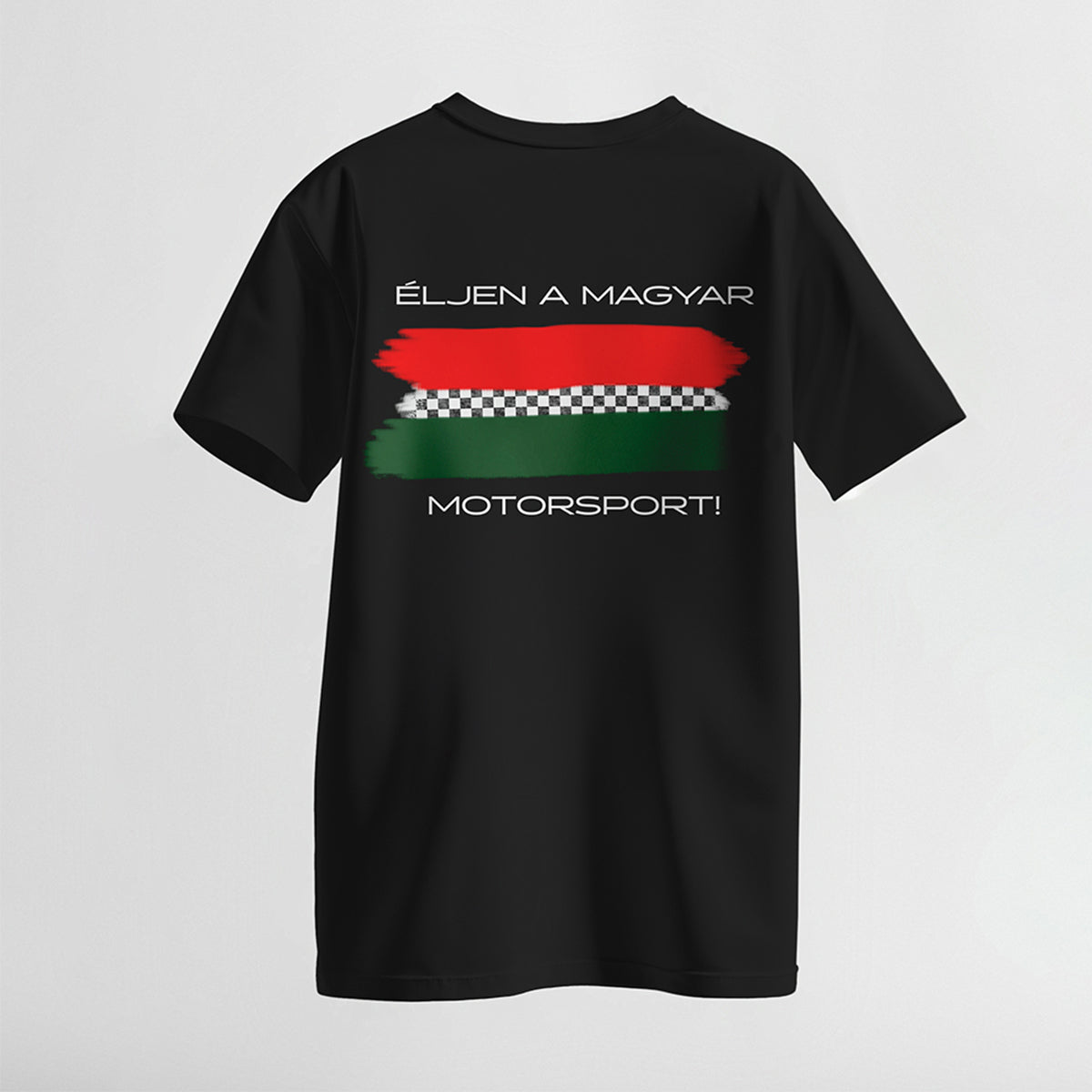 Factory Motors - "Éljen a magyar motorsport!" póló (fekete)
