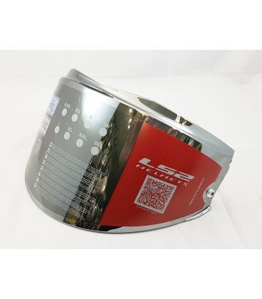 LS2 FF399 VISOR IRIDIUM SILVER
