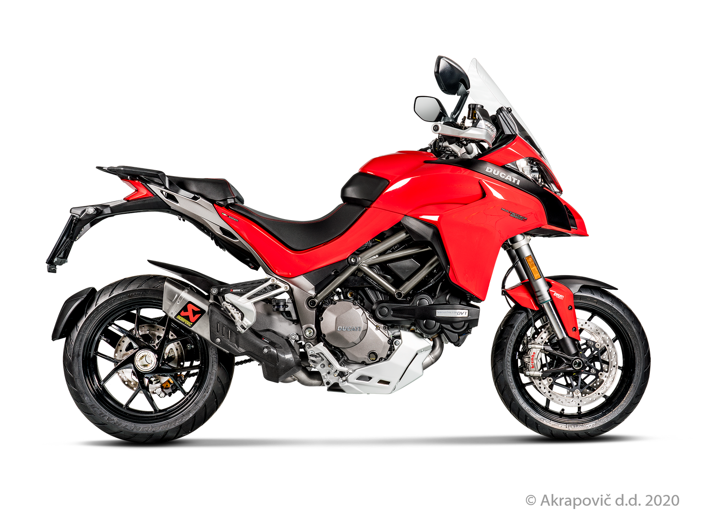 Ducati Multistrada 1200 S Optional Header (Titanium) - (2015/2017)