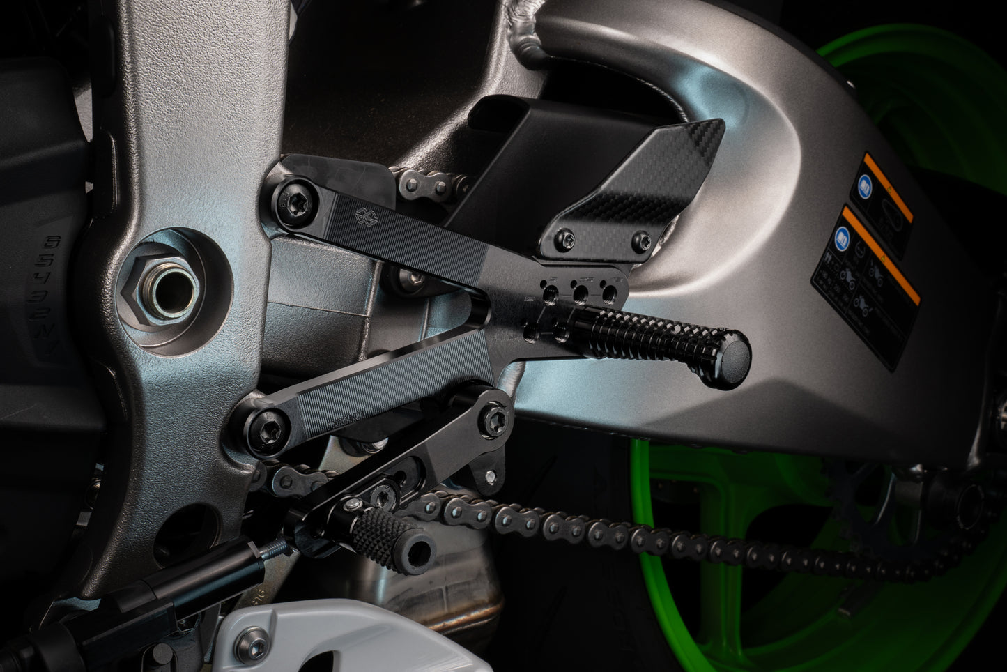 rearset FXR black
