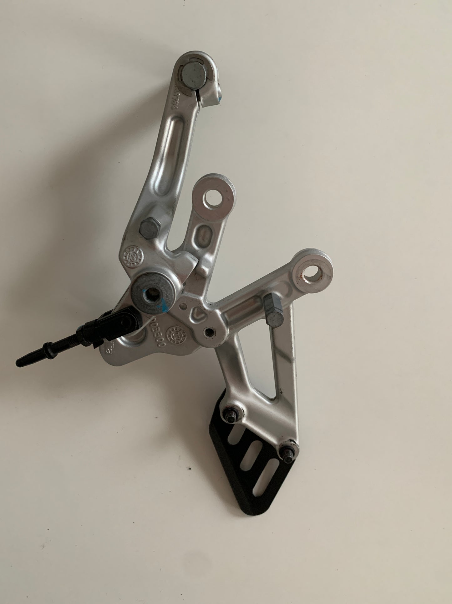 Left footrest Aprilia RSV4 (disassembled) OEM
