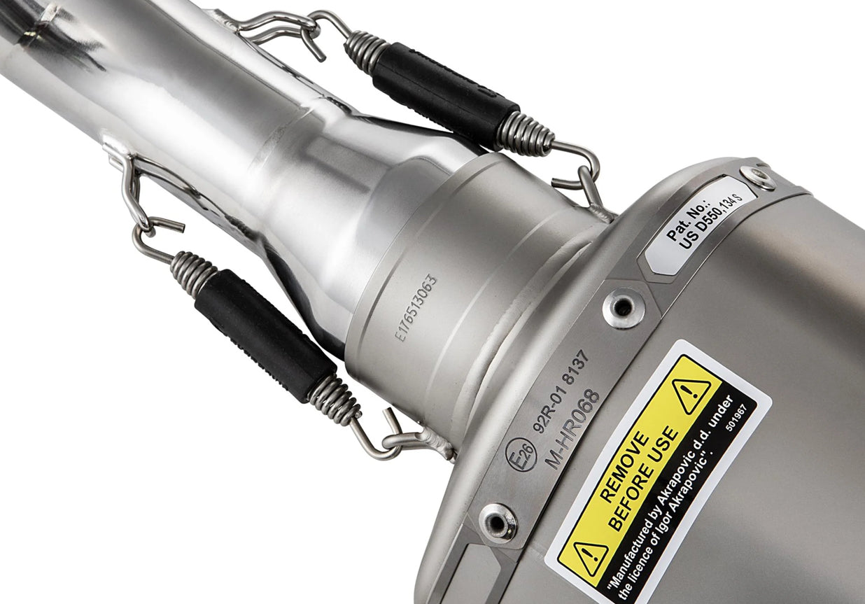 Racing Exhaust AKRAPOVIC SLIP-ON EURO3/EURO4