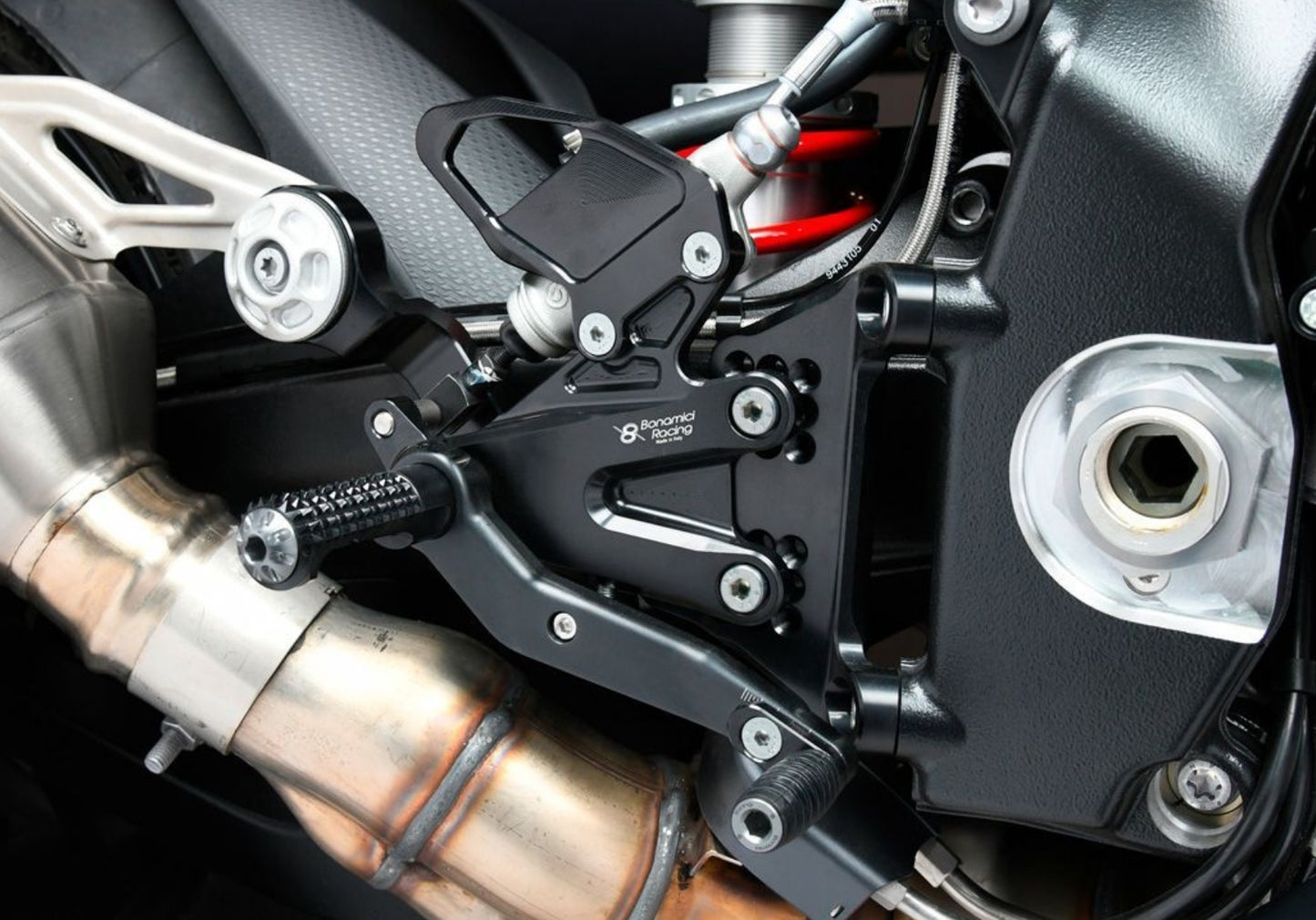 Verstellbares Fußrastenset - BONAMICI RACING BMW S 1000 RR 2019-2024 / M 1000 RR 2021-2024