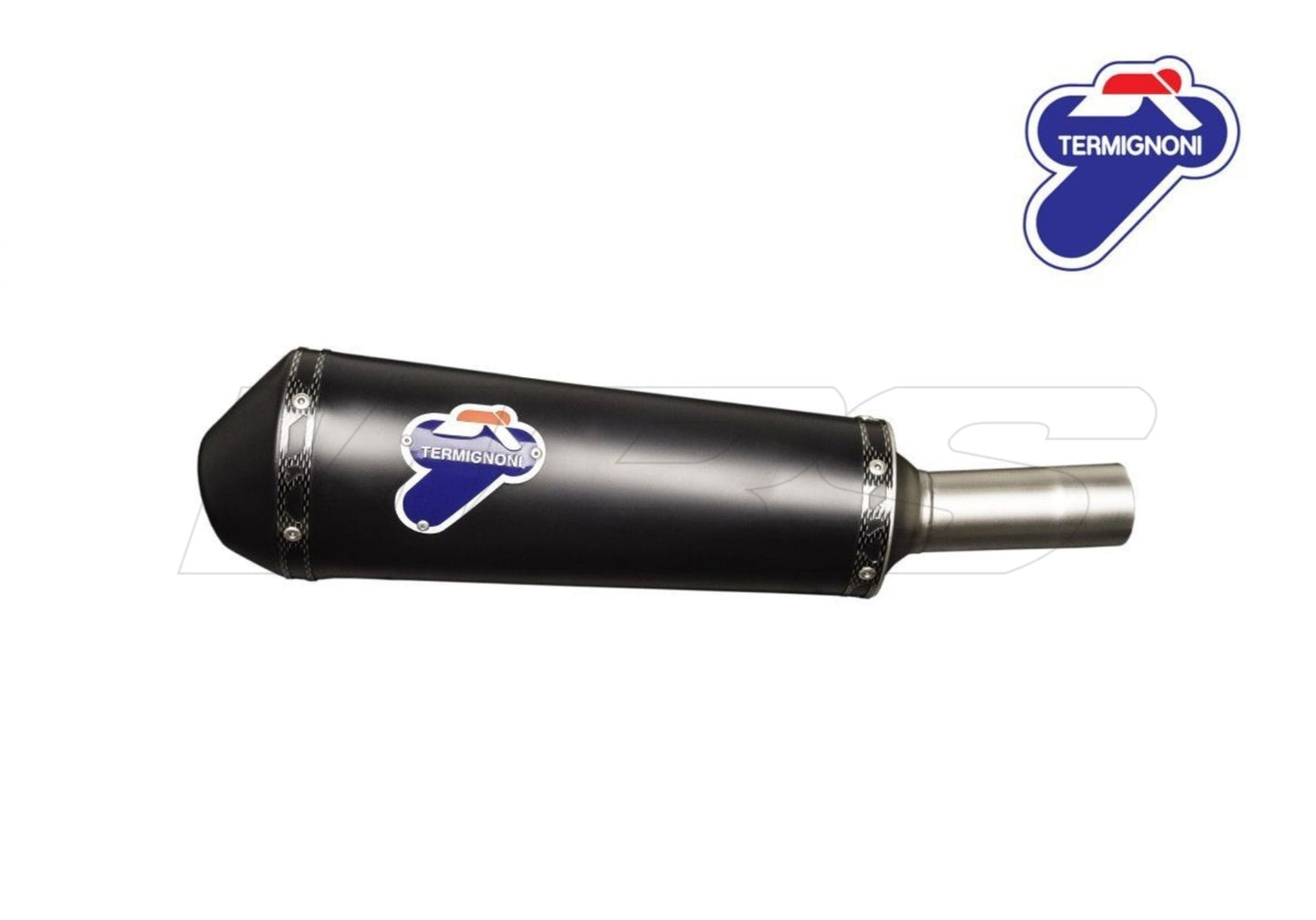 SLIP-ON COMPETITION TERMIGNONI INOX BLACK VESPA GTS 250 / 300 2008-2022