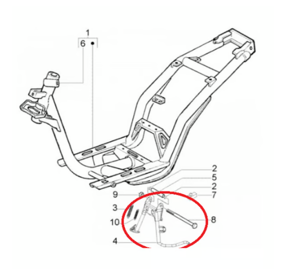 PIAGGIO Támasz