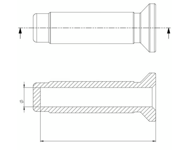 PIAGGIO Markolat Ø 22/24 mm h 125 mm