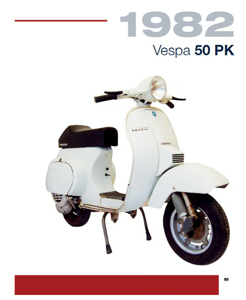 PIAGGIO Kézikönyv "Vespa Tecnica" V50