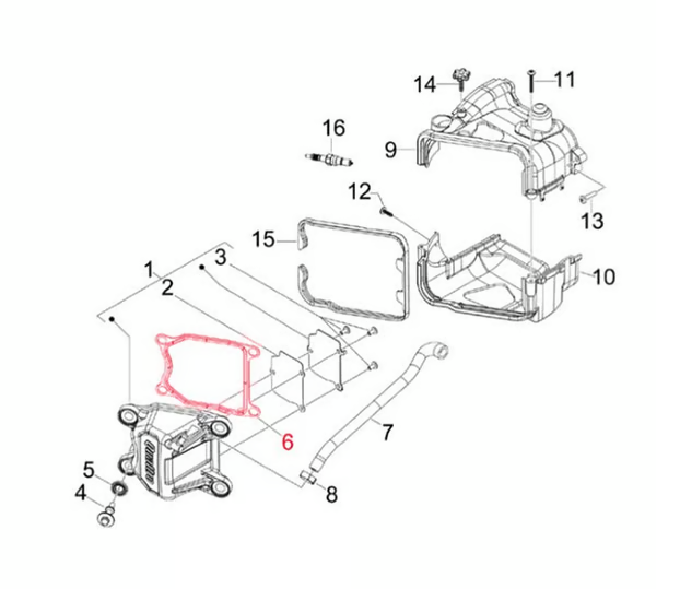 PIAGGIO Ventilfedéltömítés