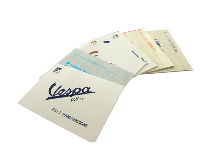 PIAGGIO Használati utasítás a Vespa 180 Super Sport esetében 1965