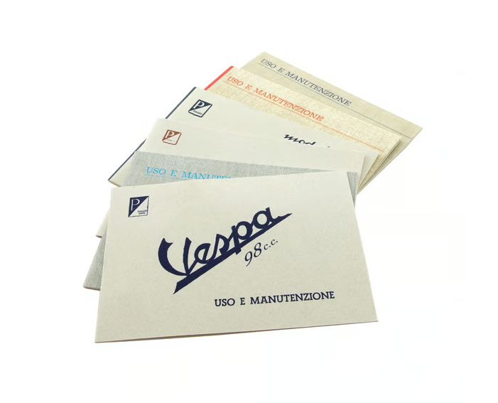 PIAGGIO Használati utasítás a Vespa 180 Super Sport esetében 1965
