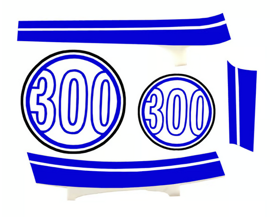 PIAGGIO Matrica-dekorszett "300" motívummal