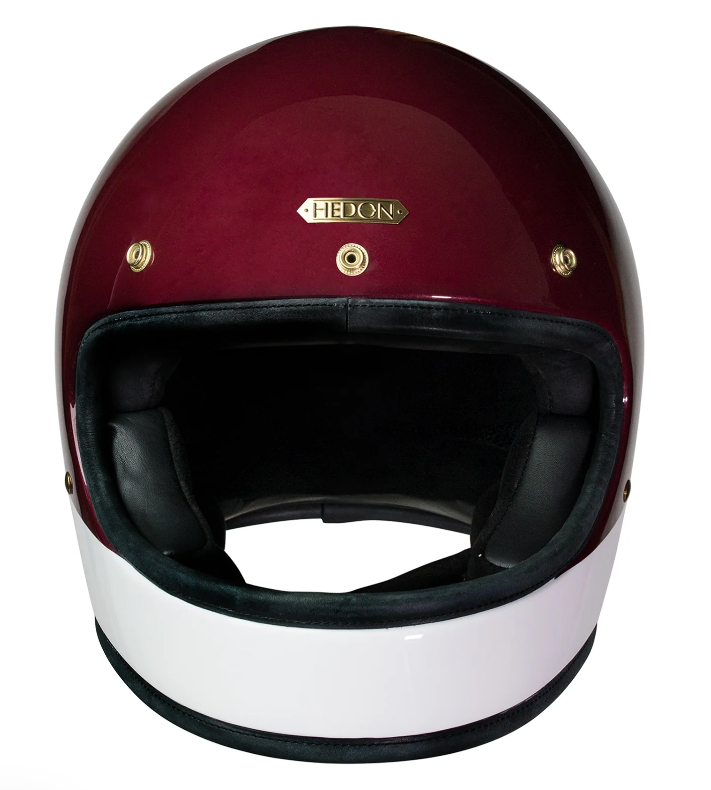 crimson motorcycle helmet HEDON Crimson Tide Heroine Classic 2.0