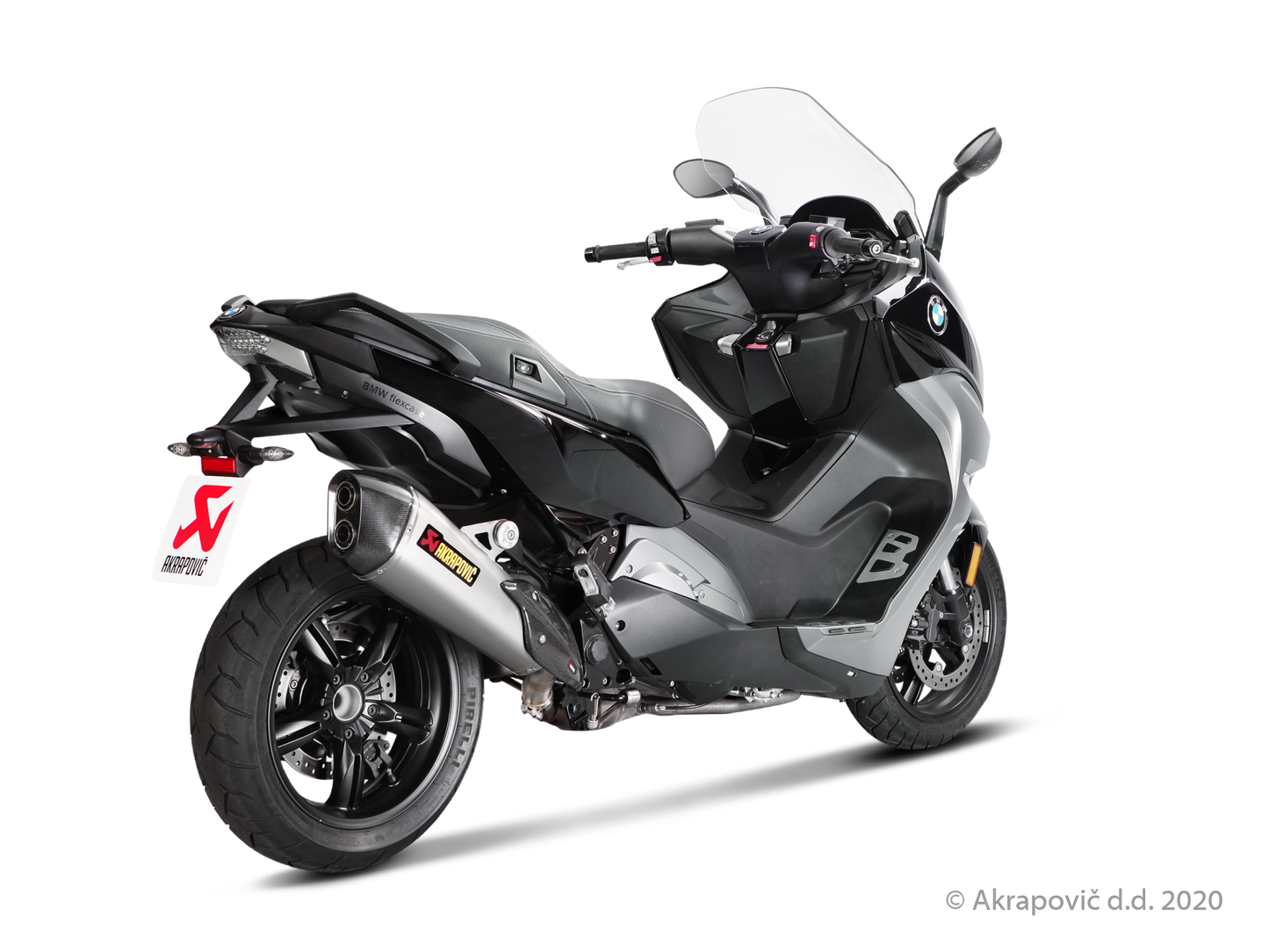 BMW C 650 Sport Slip-On Line (Titanium) - (2016/2020)