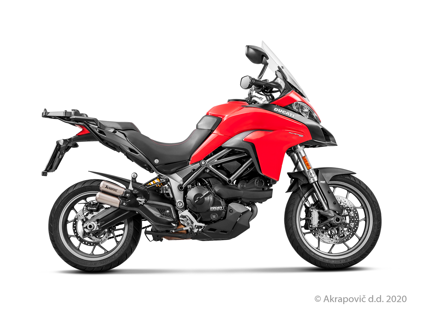 Ducati Multistrada 1260 Enduro Slip-On Line (Titanium) - (2019/2020)
