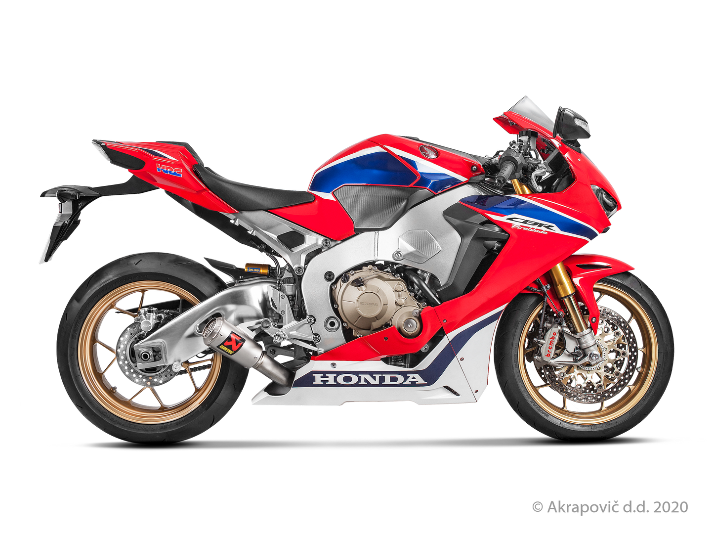 Honda CBR1000RR ABS Slip-On Line (Titanium) - (2017/2019)