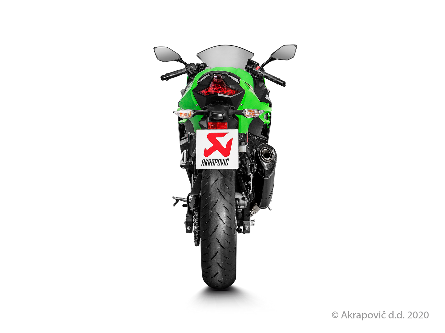 Kawasaki Ninja 500 / Z500 Slip-On Line (Carbon) - (2024/2026)