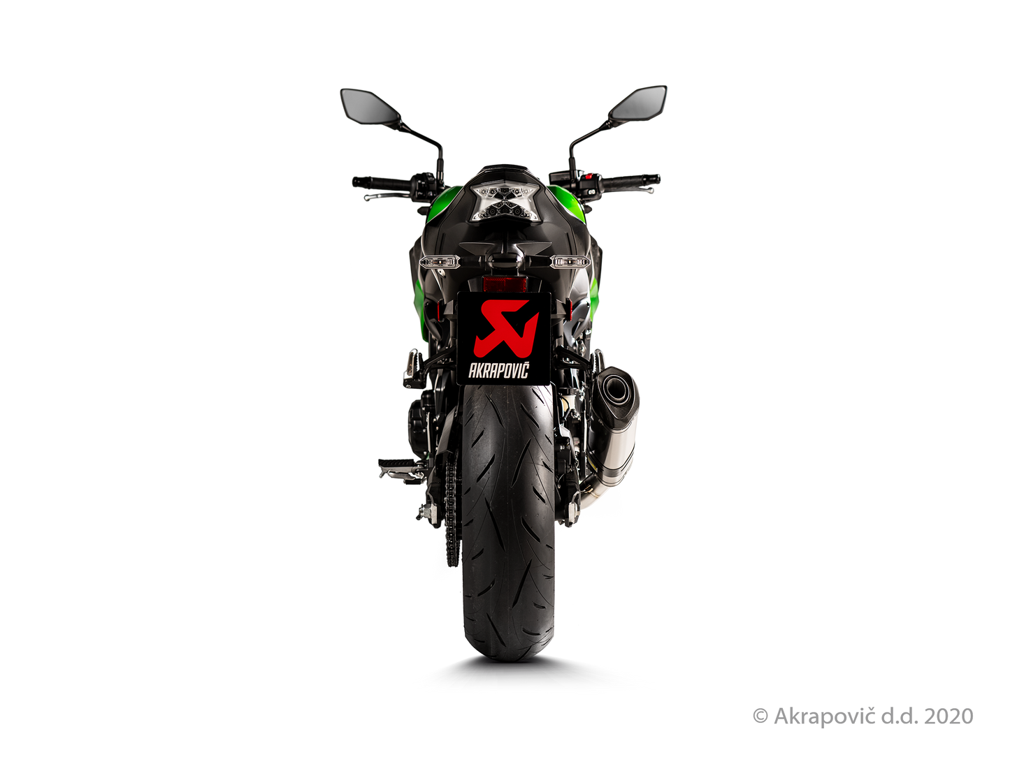 Kawasaki Z900 Slip-On Line (Titanium) - (2020/2024)