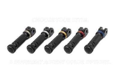 Sport lábtartó készlet, utas, fekete - Yamaha, Fazer8 / ABS, RN25 (2010 - 2015); Yamaha, FZ1/Fazer ABS, RN16 (2006 - 2015); Yamaha, FZ1/Fazer, RN16 (2006 - 2015); Yamaha, FZ6/Fazer ABS, RJ14 (2007 - 2010); Yamaha, FZ6/Fazer, RJ07 (2004 - 2006); Yamah