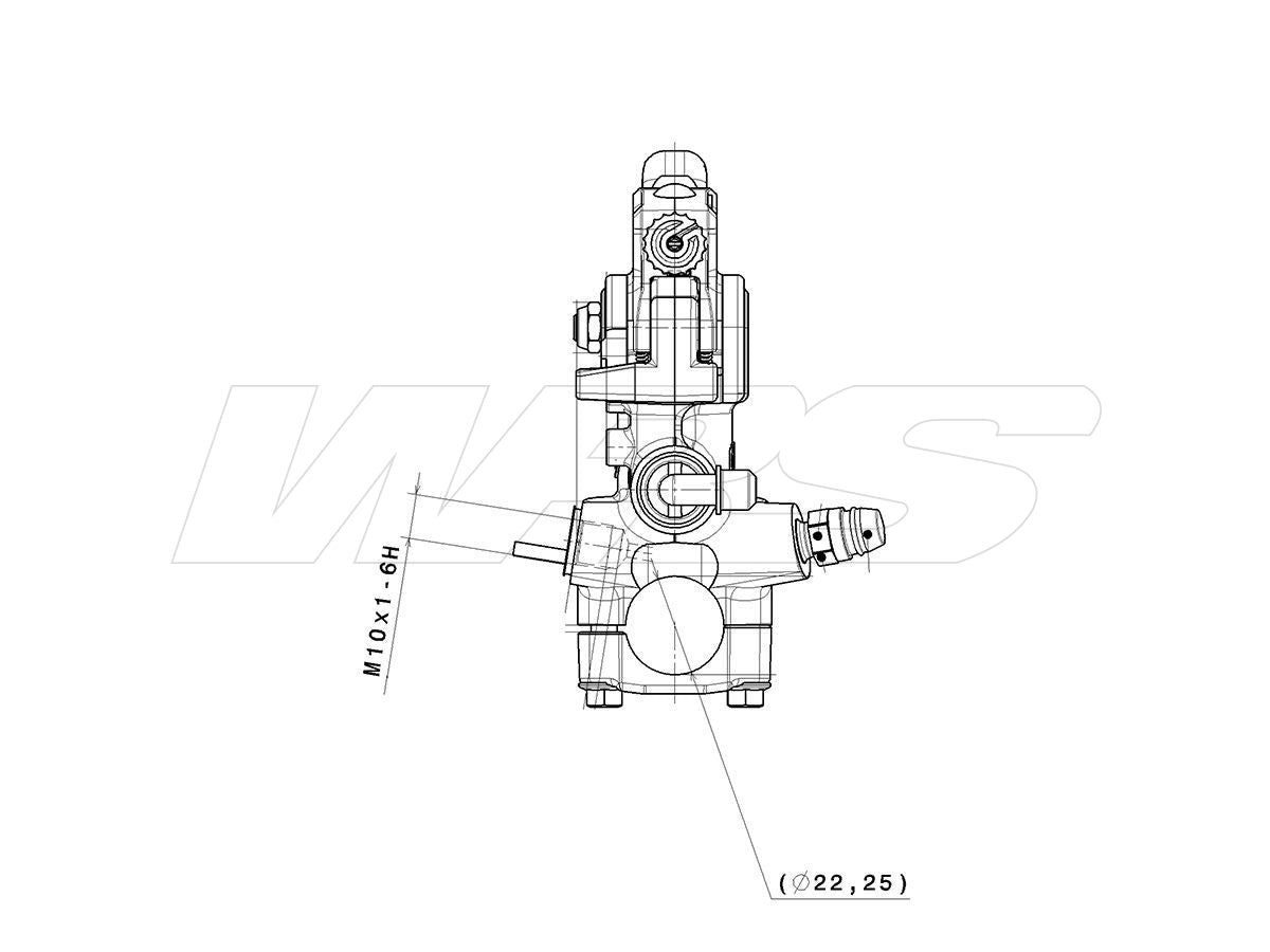 Adjustable radial brake PUMP BREMBO RACING 15RCS 110A26330