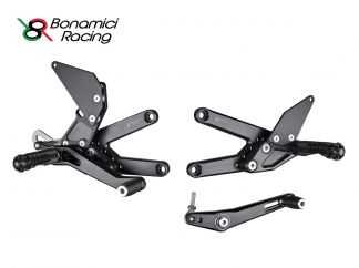 Adjustable footrest set - BONAMICI RACING TRIUMPH DAYTONA 675 2013-2016