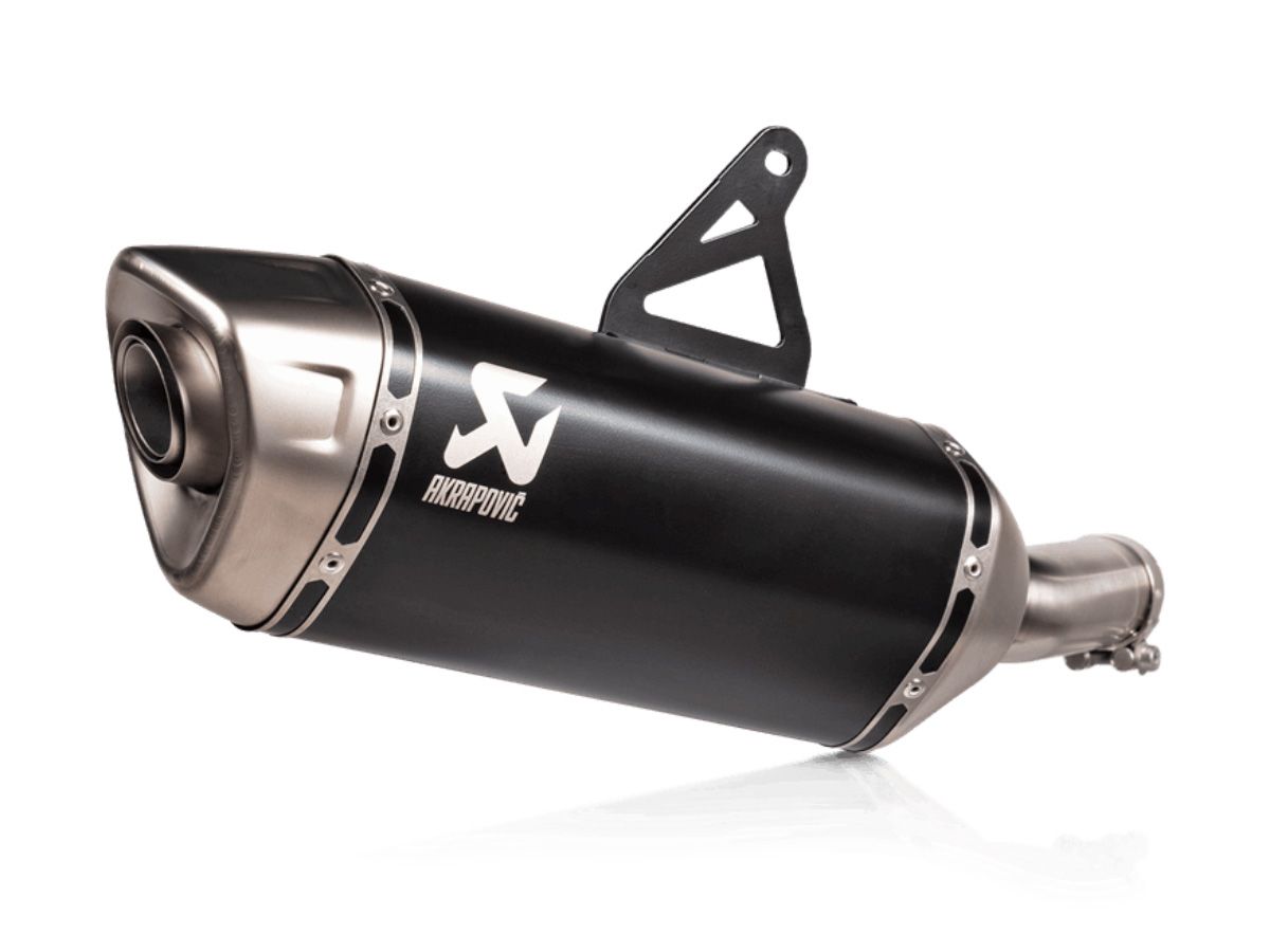 AKRAPOVIC SCHWARZER TITAN-AUSPUFF SLIP ON SCHALLDÄMPFER HONDA XL 750 TRANSALP 2023-2024
