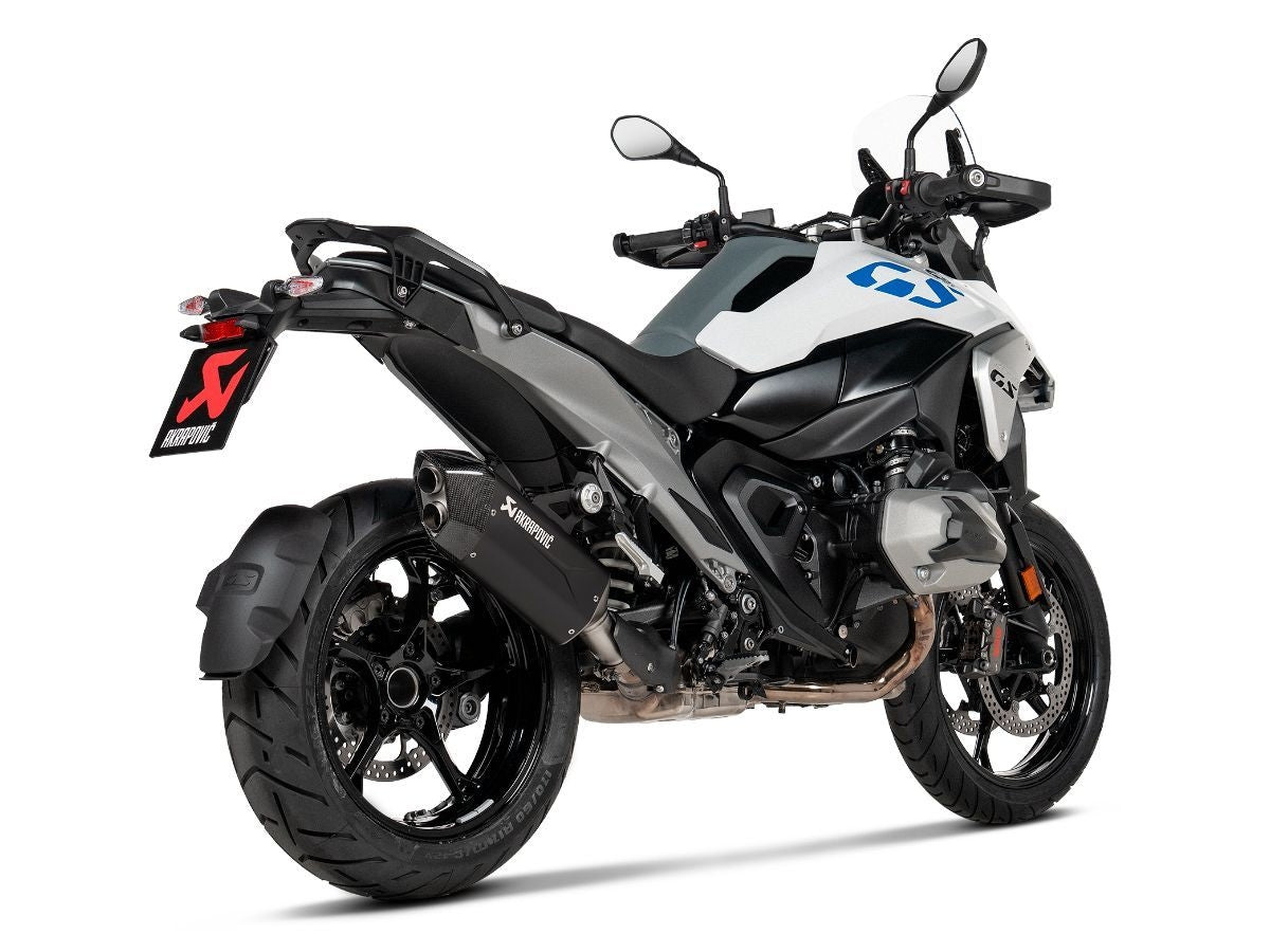 AKRAPOVIC BLACK TITANIUM Slip-On APPROVED BMW R 1300 GS 2023-2024