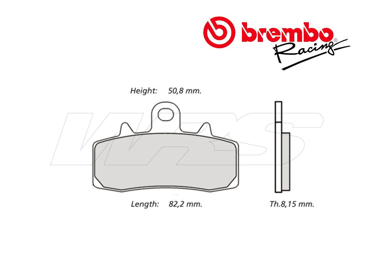 BREMBO Z04 fékbetét - APRILIA RS 660 / TUONO 660