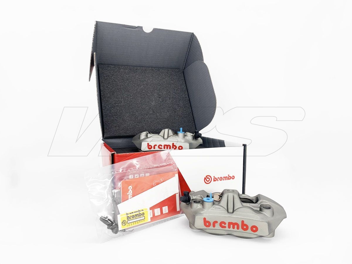 BREMBO RACING RADIAL féknyereg KIT M4 MONOBLOCK 108MM + betétek