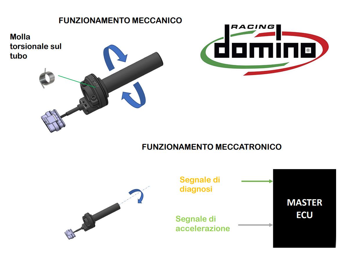 DOMINO ELEKTRONIKUS RBW GÁZMARKOLAT DUCATI PANIGALE V4 / S 2019-2024