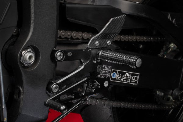 lábtartó FXR fekete - Honda, CBR 600 RR, PC40 (2009 - 2016 ); Honda, CBR 600 RR, PC69 (2023 - )