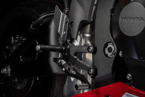 lábtartó FXR fekete - Honda, CBR 600 RR, PC40 (2009 - 2016 ); Honda, CBR 600 RR, PC69 (2023 - )