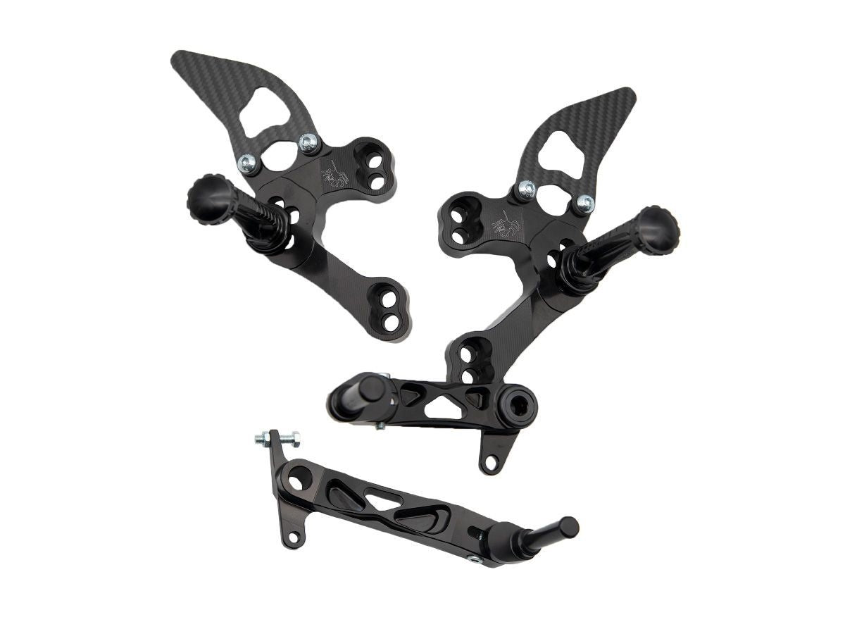 SPIDER EVO adjustable footrest set Ducati 848 / 1098 / 1198 2007-2011