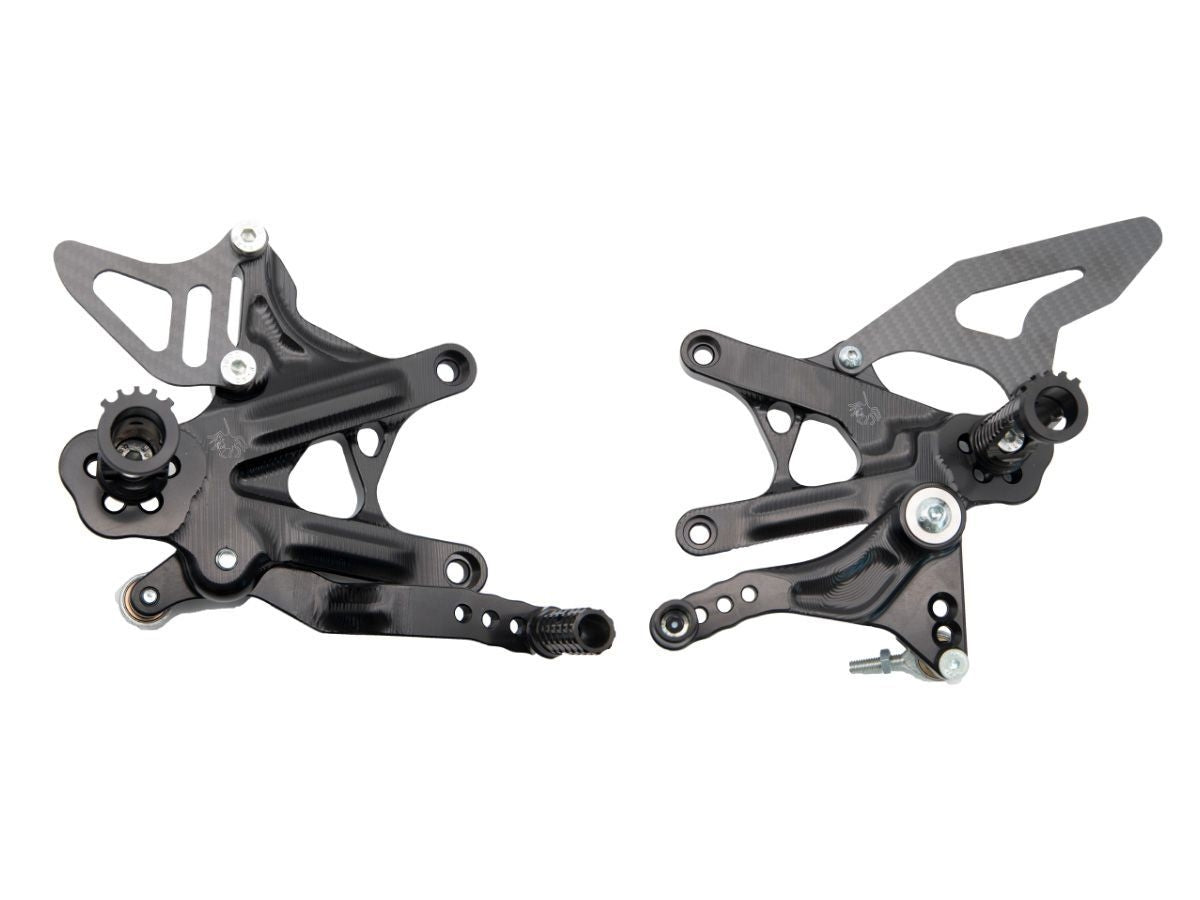 SPIDER Állítható lábtartó szett normál váltó Kawasaki ZX-10R 2016-2023