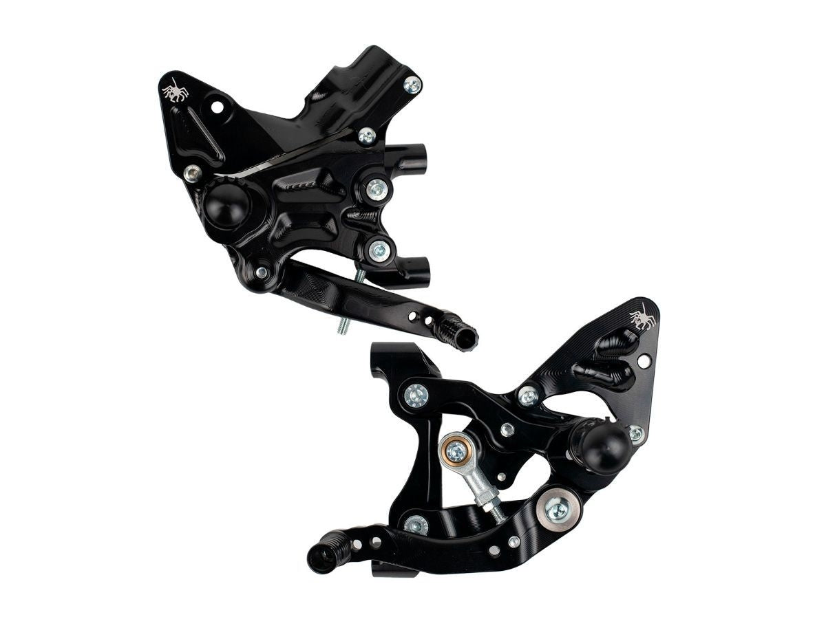 SPIDER adjustable footrest set inverted Ducati Panigale V2 2021-2023