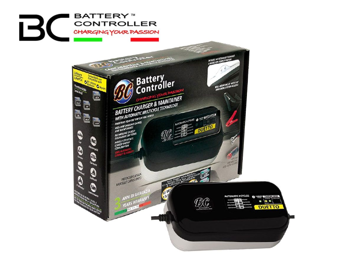 AKKUMULÁTOR TÖLTŐ BC BATTERY CONTROLLER DUETTO 12V FOR GEL / ACID / LITHIUM