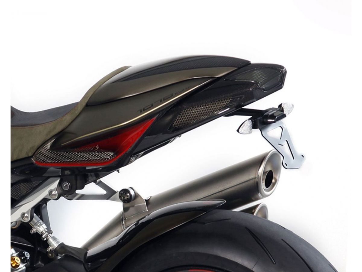 MOTOCORSE Rendszámtartó konzol KIT világítással és indexekkel MV Agusta Brutale