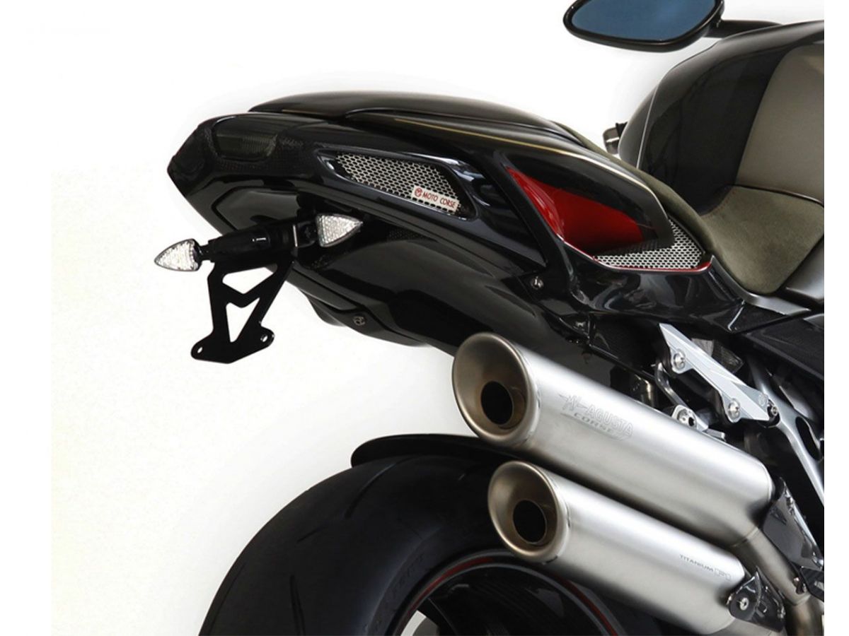 MOTOCORSE Rendszámtartó konzol KIT világítással és indexekkel MV Agusta Brutale