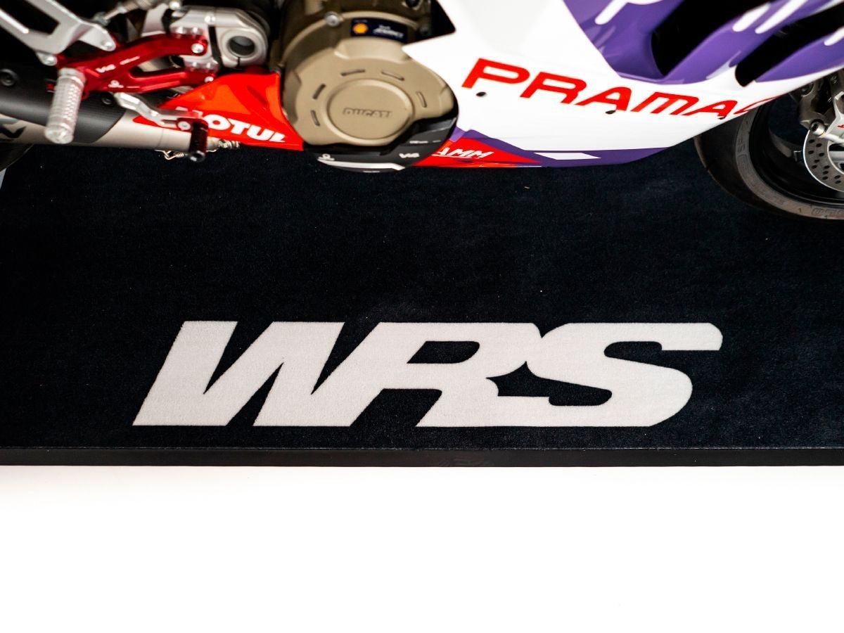 WRS Rectangular motorcycle mat with Italian flag