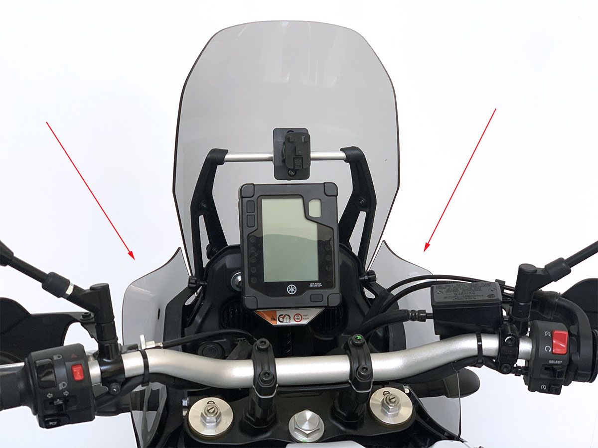 WRS Oversize Sötét Füst Légterelő YAMAHA TENERE 700 2019-2024