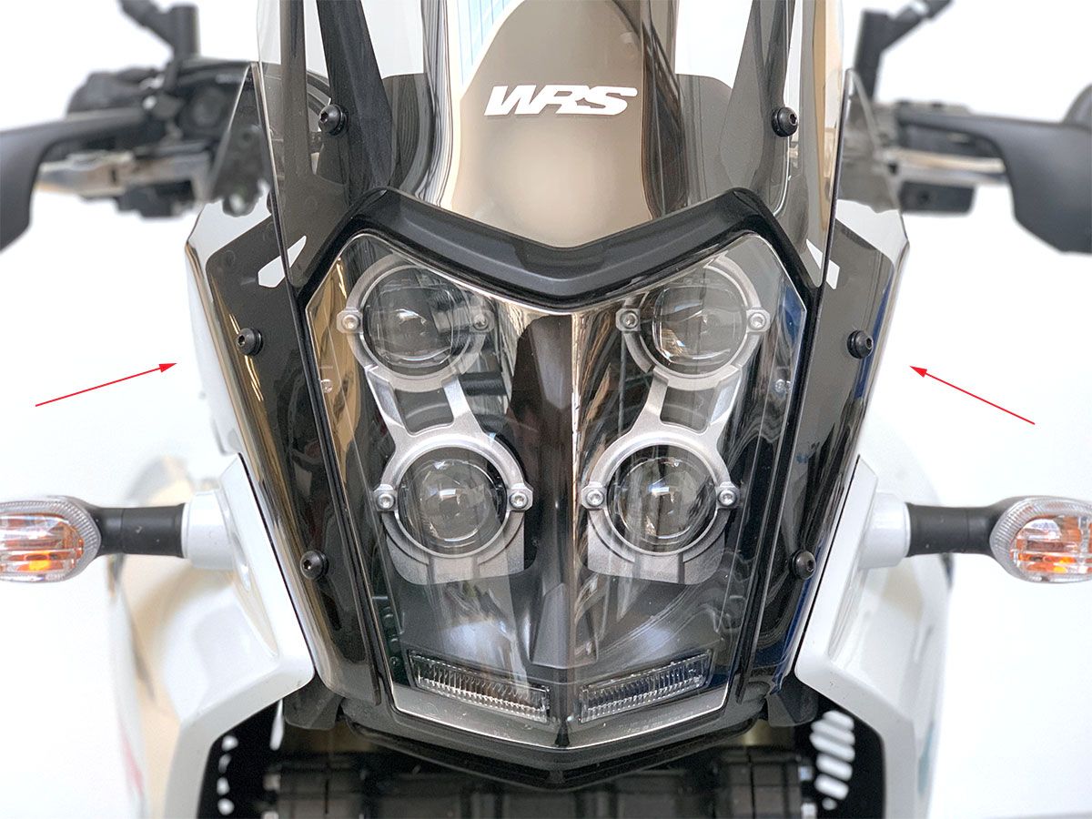 WRS Sötét Füst Légterelő YAMAHA TENERE 700 2019-2024