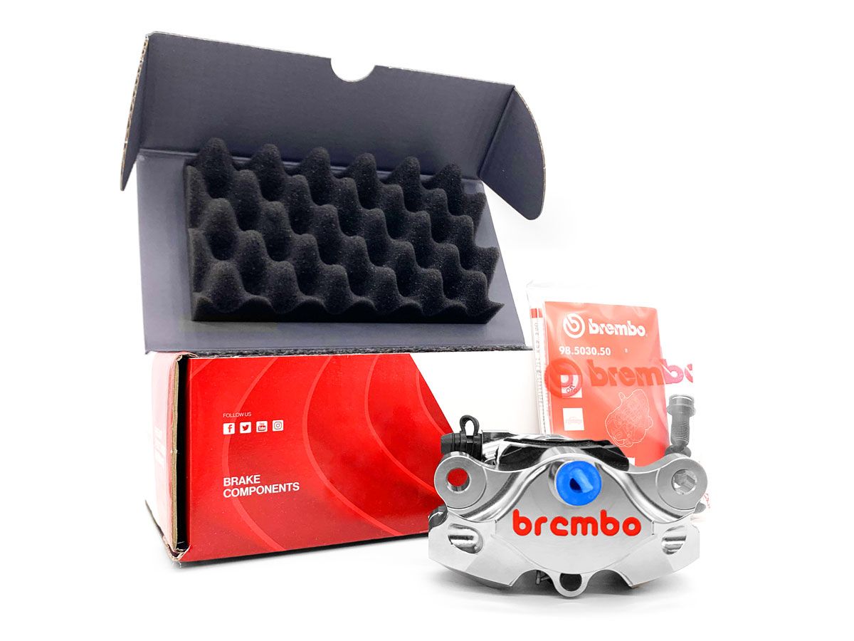 Bremssattel hinten BREMBO P2 34 CNC NICHEL DUCATI