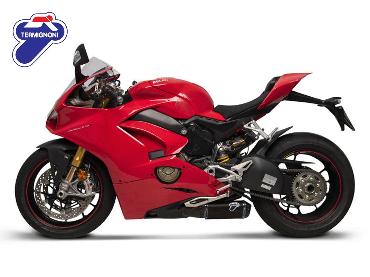 TERMIGNONI TITANIUM KIPUFOGÓ DOB KÉSZLET + UPMAP VEZÉRLŐEGYSÉG DUCATI PANIGALE V4 / S / R 2018-2024