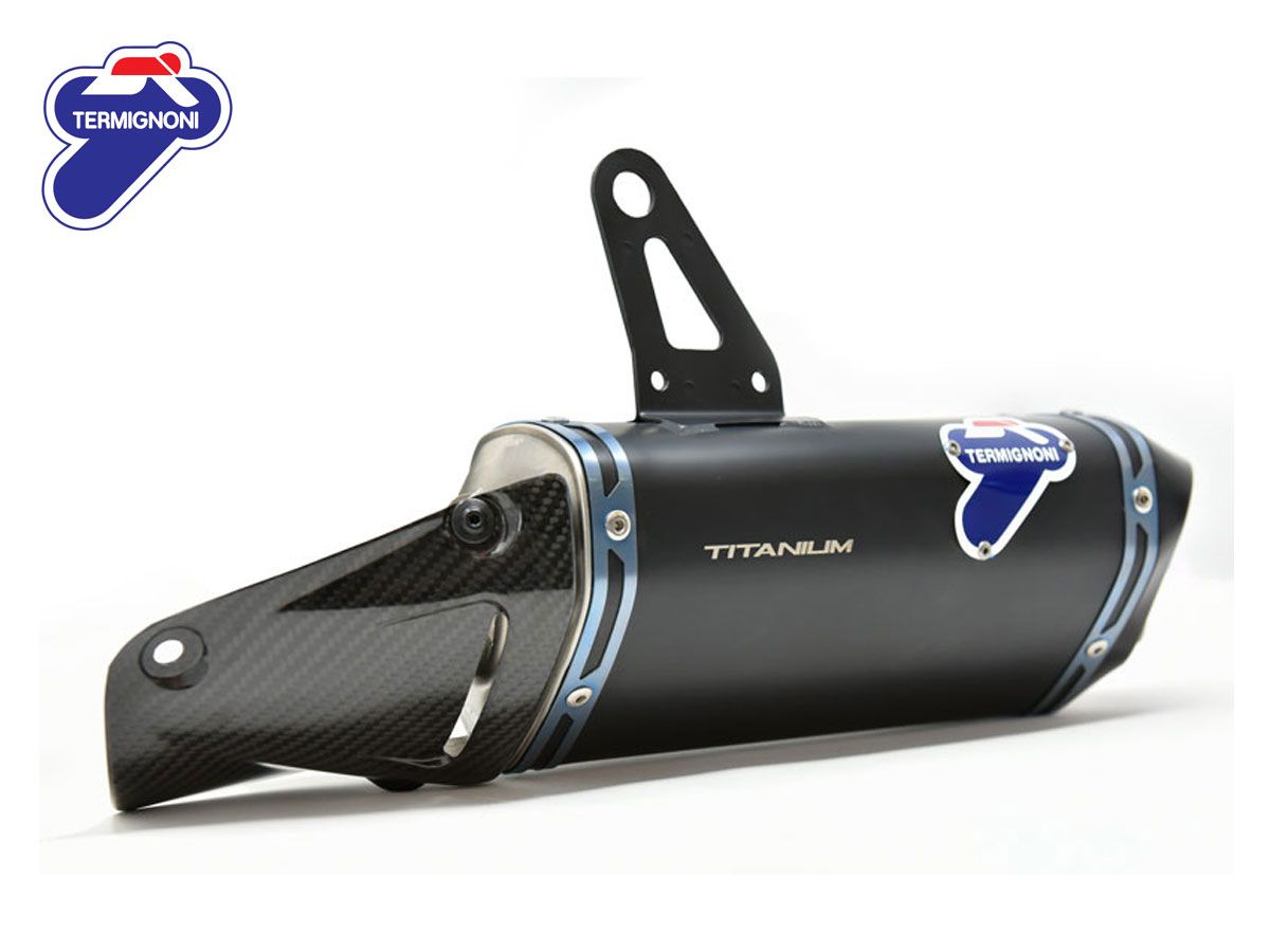 TERMIGNONI TITANIUM KIPUFOGÓ DOB KÉSZLET + UPMAP VEZÉRLŐEGYSÉG DUCATI PANIGALE V4 / S / R 2018-2024