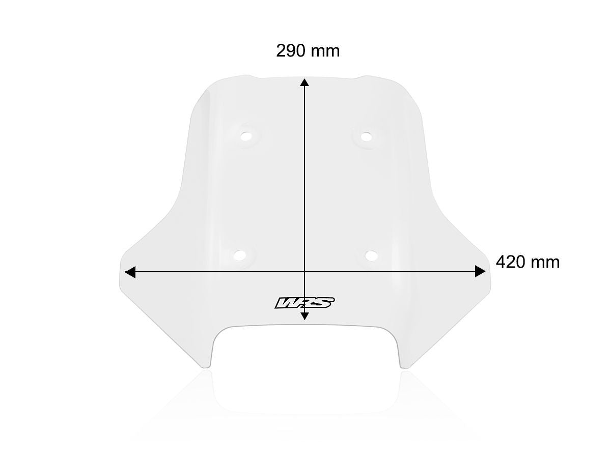 Sport plexiglass TRANSPARENT WRS CF MOTO 450 MT 2024
