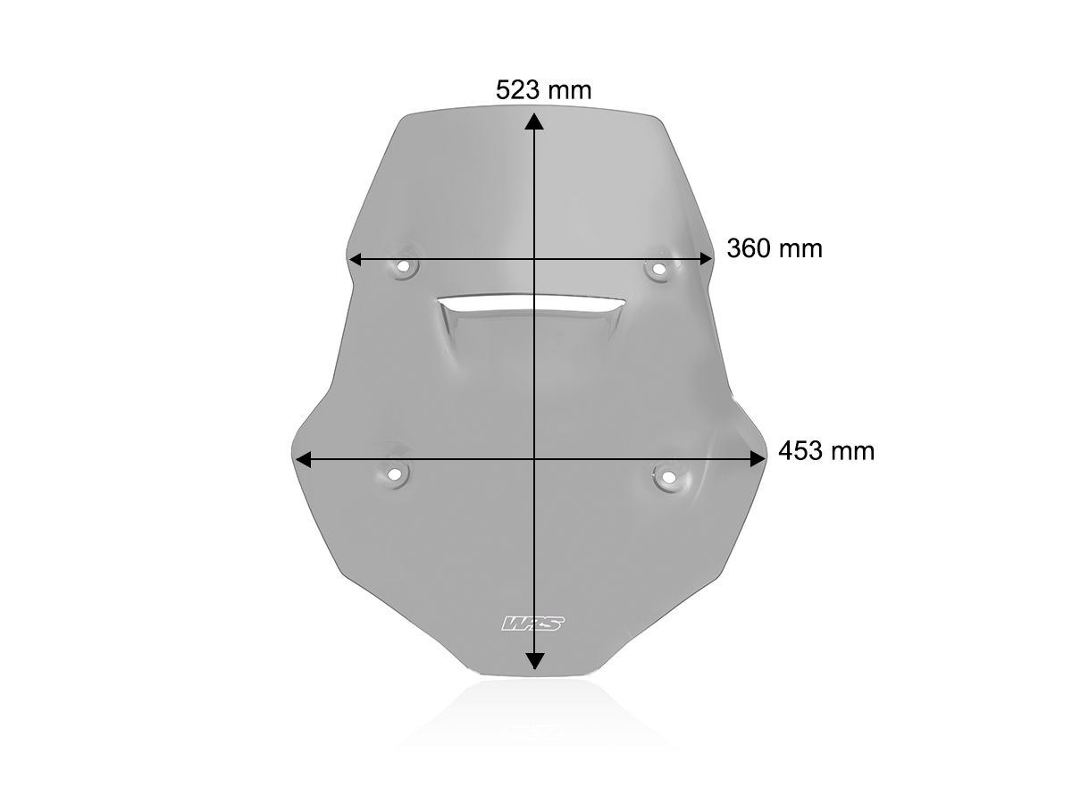 Touring Visor DARK SMOKED WRS CF MOTO 800 MT 2022-2024