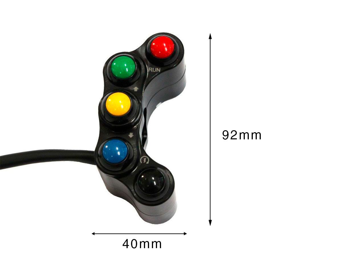WRS Left SWITCHGEAR 5 BUTTONS SUZUKI GSX-R 1000 R / RR 2017-2022